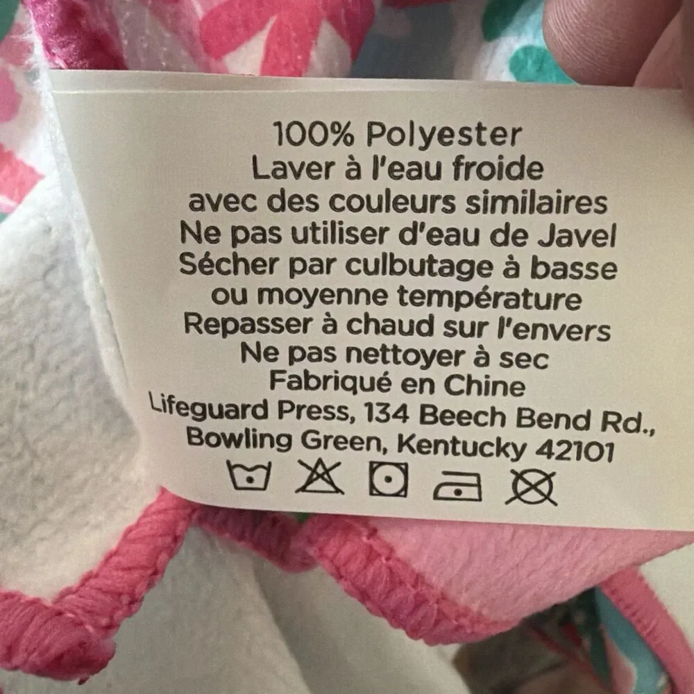 Lilly Pulitzer Beach Towel Golden Hour Floral Microfiber Pool Swim 72”x40” NWOT